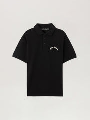 Curved Logo Polo Shirt