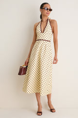 Vanilla and Chocolate Bowie Dress