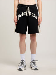 Curved Logo Track Sweatshorts