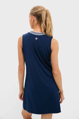 Navy Performance Jersey Suzanne Tennis Dress