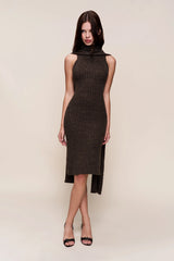 Hooded Knit Dress