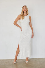 Liana Textured Bodycon Maxi Dress