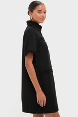 Black Tweed Ophelia Dress