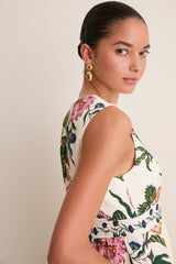 Belle Bouquet Jacquard Victorie Mini Dress