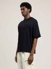 Curved Logo Loose Double T Shirt