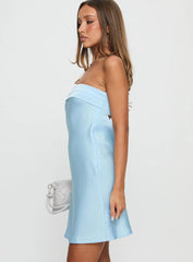 Phillipa Mini Dress Light Blue