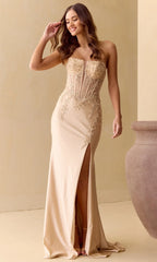 Amelia Couture Long Formal Dress 8040