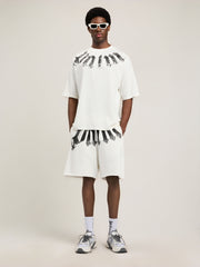 Big Neck Logo Loose T Shirt