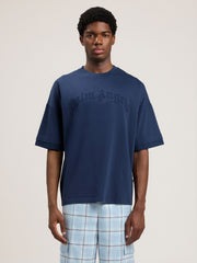 Curved Logo Loose Double T Shirt
