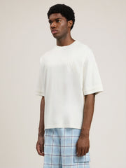 Curved Logo Loose Double T Shirt