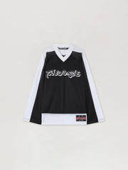 Thai Logo Mesh Loose Long Sleeved T Shirt