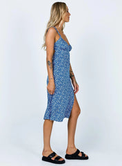 Georgia Midi Dress Navy