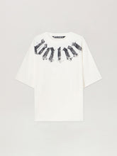Big Neck Logo Loose T Shirt