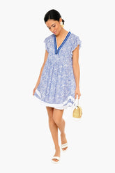 Blue Canary Sasha Trimmed Mini Dress