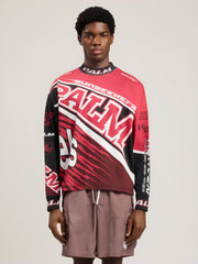 Racing Loose Long Sleeved T Shirt