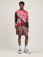 Racing Loose Long Sleeved T Shirt