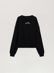 Back Curved Logo Loose Sweatshirt