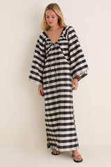 Midnight Check Claudine Dress