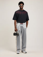 Big Neck Logo Loose T Shirt