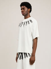 Big Neck Logo Loose T Shirt
