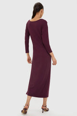 Winetasting Side Tie Elspeth Maxi Dress