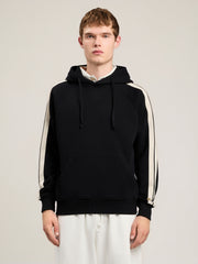 Back Curved Logo Track Hoodie