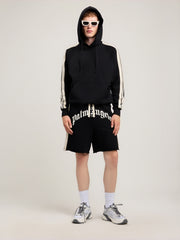 Curved Logo Track Sweatshorts