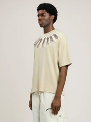 Big Neck Logo Loose T Shirt