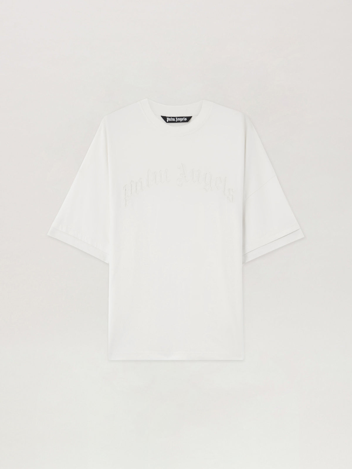 Curved Logo Loose Double T Shirt