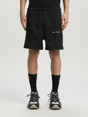 CLASSIC LOGO TRACK SHORTS BLACK OFF WHIT