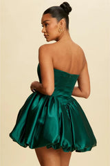 Emerald City Satin Balloon Puff Mini