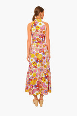 Good Vibes Pink Biba Cotton Dress