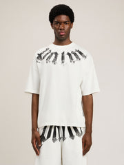 Big Neck Logo Loose T Shirt