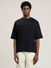 Curved Logo Loose Double T Shirt