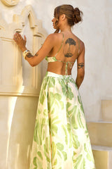 Forest Favors Maxi Dress - Green